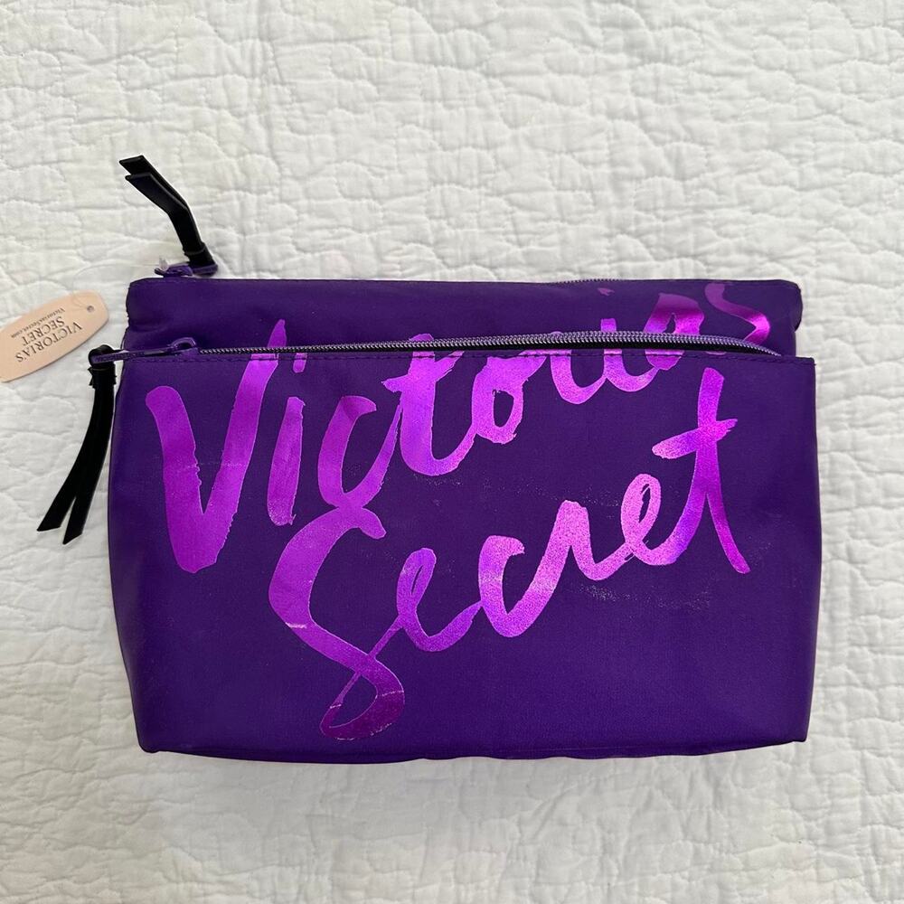 Victorias secret purple double zip